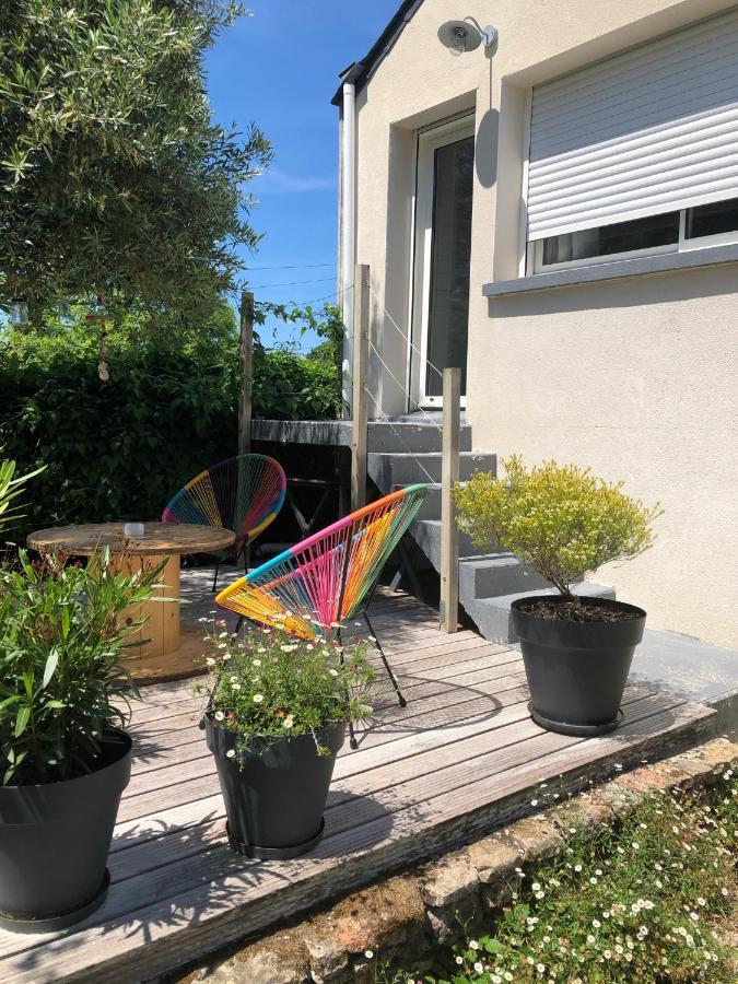 Chambre D'Hotes Golf Du Morbihan Plougoumelen Exterior foto